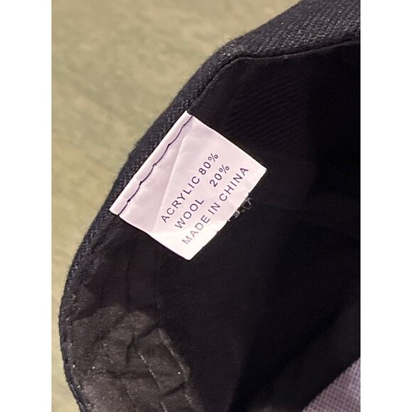 New York Mets Black Baseball Cap With Red Embroidered Logo Adjustable Fit 90% Ac - Picture 6 of 6